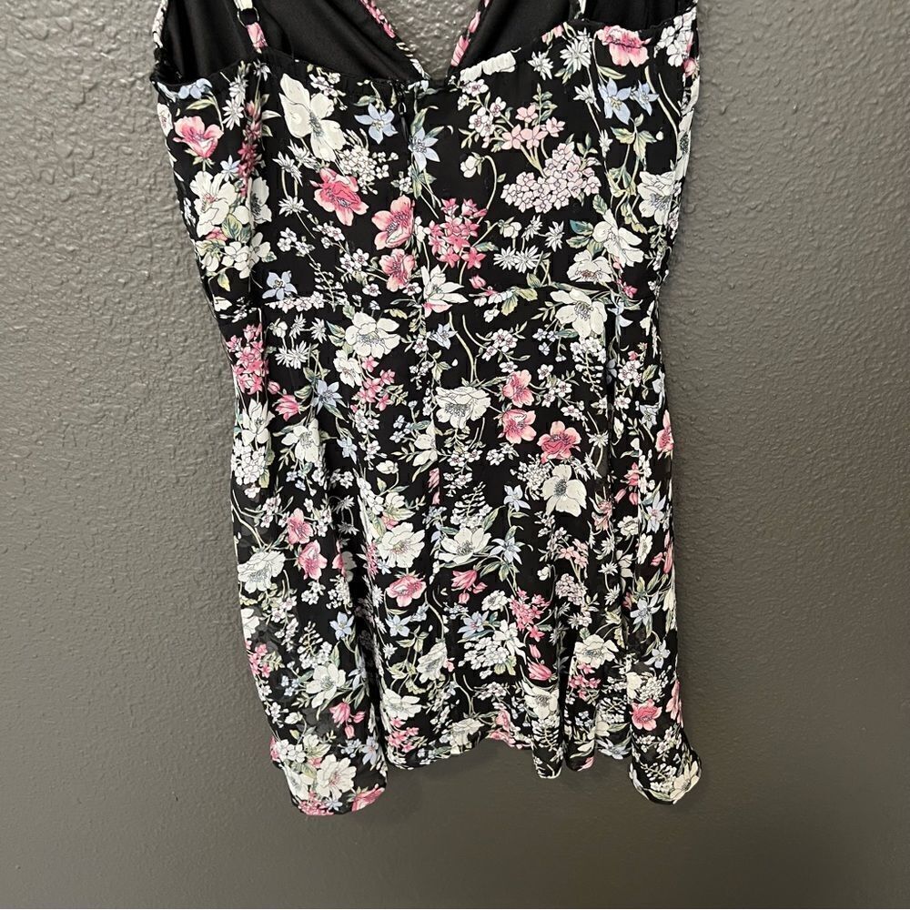 REVOLVE, Superdown, Sienna Fit & Flare Dress in Black Floral - Picture 9 of 15